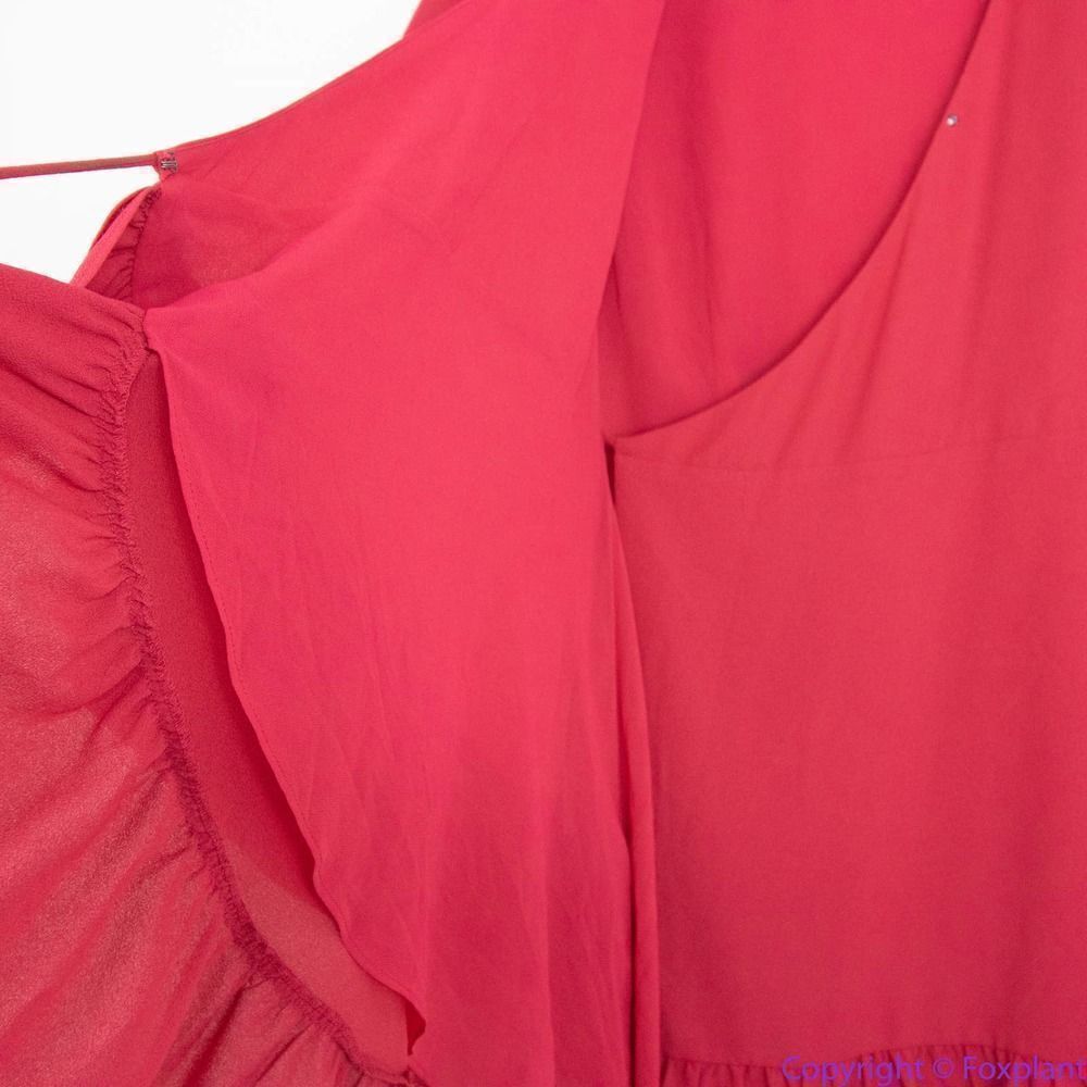 1. State Red Ruffle Mini Dress - Picture 11 of 16